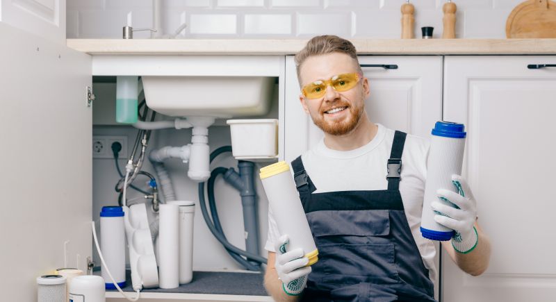 Plumbing Connection in Progress